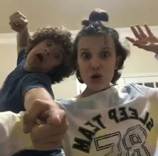 Sticker Very strange things - 9