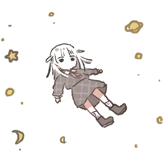 Sticker Веслопола-тян 2 @Nyasticks - 8