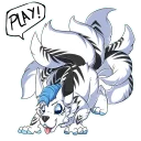 Стикер Chibi Skully - 0