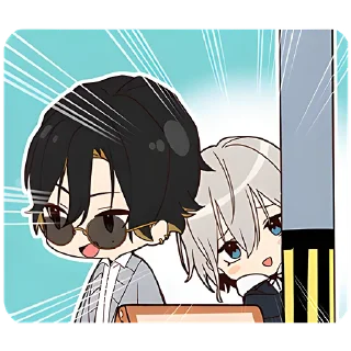 Стикер Вежливый кун @Nyasticks - 4