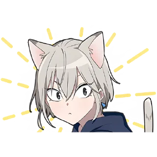 Стикер Вежливый кун @Nyasticks - 7