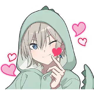 Стикер Вежливый кун @Nyasticks - 3