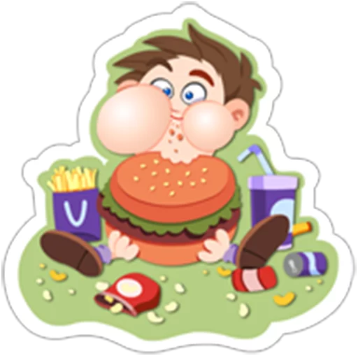 food birthday cake cartoon