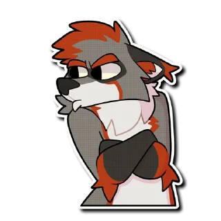 Стикер VibesRaccoon - 0