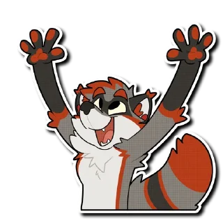 Стикер VibesRaccoon - 4