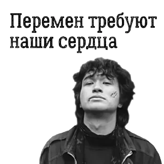 Sticker Цой жив! - 8