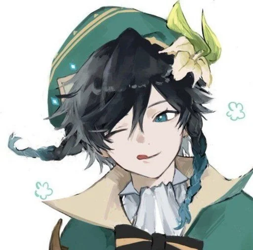 anime cartoon human face