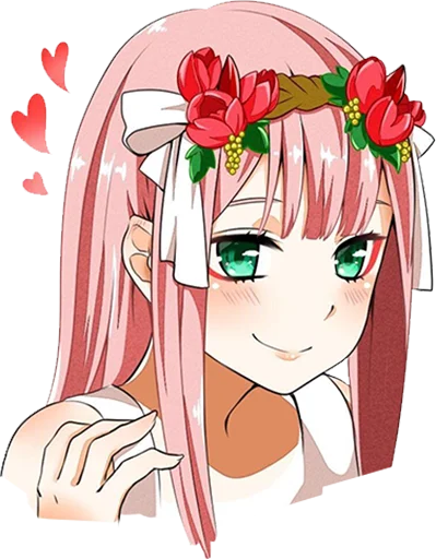 anime flower cartoon