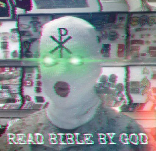 human face text soft drink