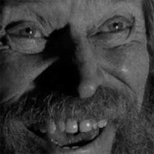 human face black and white wrinkle