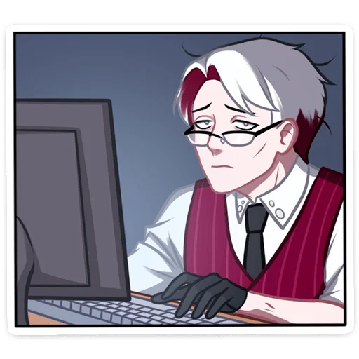 Sticker Виктор @nyasticks - 1