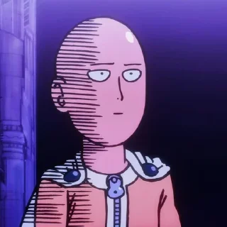 Sticker Ванпанчмен @anime_stickerr - 5