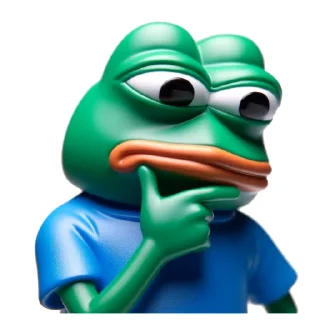 Sticker Vinyl Pepes by @subversiveAI - 1