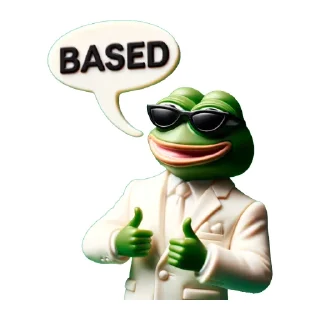 Sticker Vinyl Pepes by @subversiveAI - 2