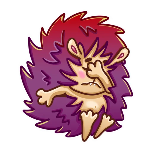 Sticker Ёжик - 9