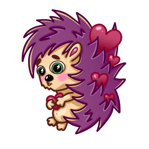 Sticker Ёжик - 5