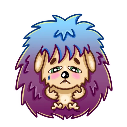 Sticker Ёжик - 0