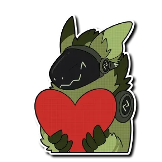 Стикер Viridian Protogen - 2