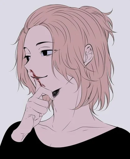 иллюстрация эскиз аниме