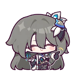 Sticker Lone Planetfarer @honkai_impact_info - 2