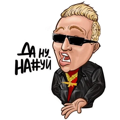 Стикер Витя АК - 6