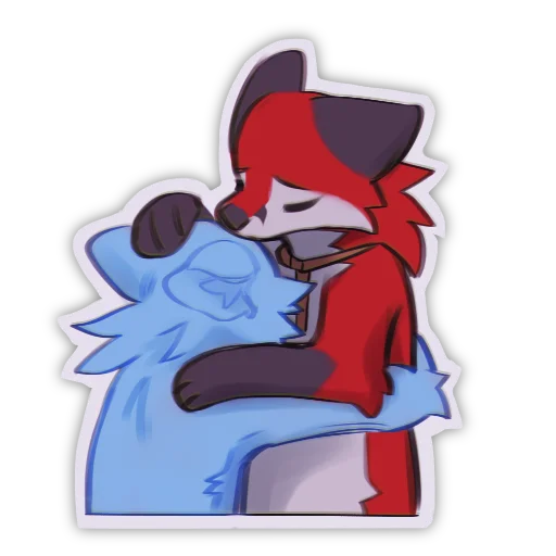 Sticker Vixy_Minecraft_fox - 1