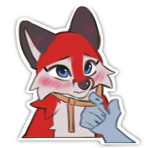 Sticker Vixy_Minecraft_fox - 1
