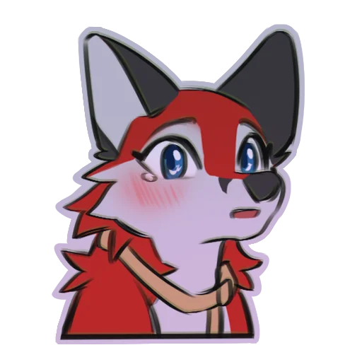 Sticker Vixy_Minecraft_fox - 1