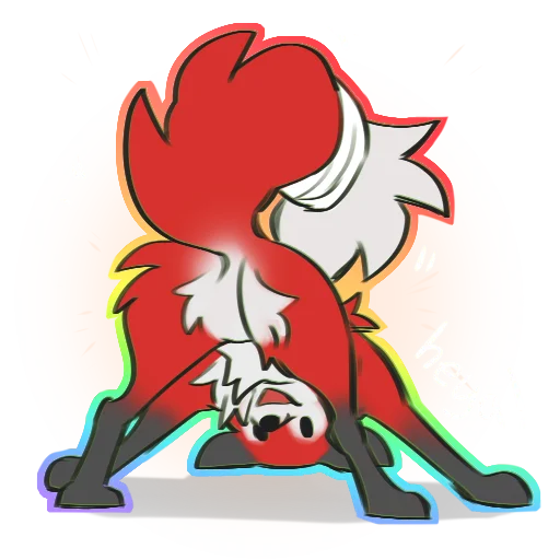Sticker Vixy_Minecraft_fox - 1