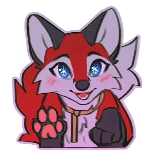 Стикер Vixy_Minecraft_fox - 3