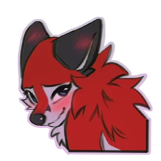 Стикер Vixy_Minecraft_fox - 10