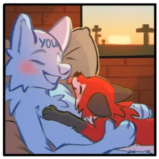 Стикер Vixy_Minecraft_fox - 5