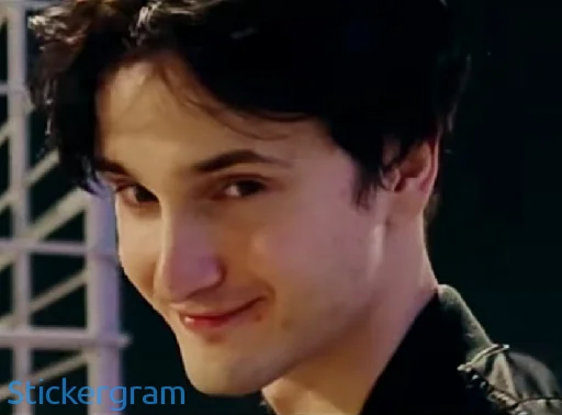 human face person text