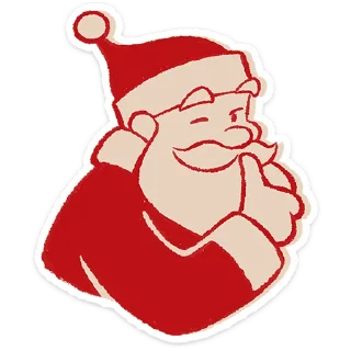 Стикер Дед Мороз | @vkspoilertg - 7