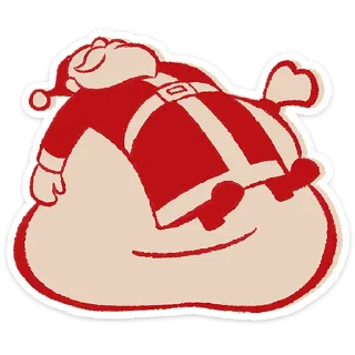 Стикер Дед Мороз | @vkspoilertg - 9