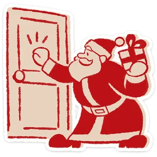 Стикер Дед Мороз | @vkspoilertg - 5