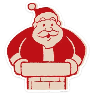 Стикер Дед Мороз | @vkspoilertg - 4