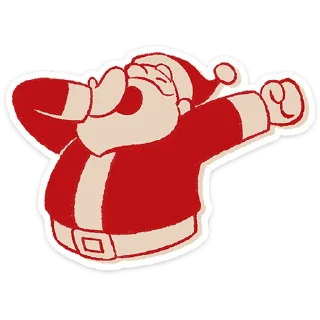 Стикер Дед Мороз | @vkspoilertg - 6