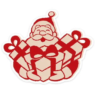 Стикер Дед Мороз | @vkspoilertg - 1