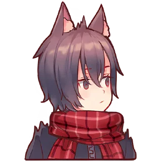 Sticker Волчья любовь @Nyasticks - 6