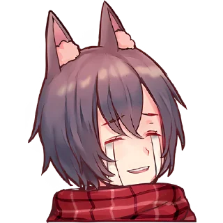 Sticker Волчья любовь @Nyasticks - 5