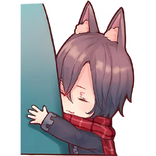 Sticker Волчья любовь @Nyasticks - 1