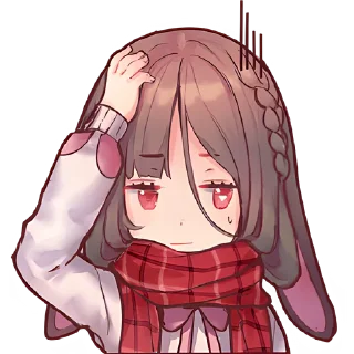 Sticker Волчья любовь @Nyasticks - 2