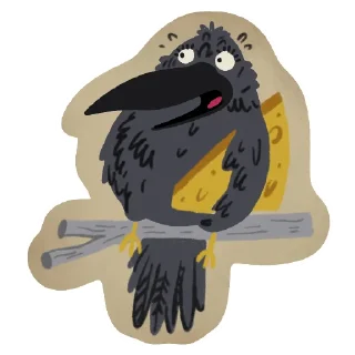 Sticker Волчок Бедолага от @Colormood_comics - 8