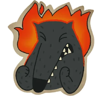 Sticker Волчок Бедолага от @Colormood_comics - 10