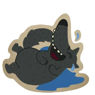 Sticker Волчок Бедолага от @Colormood_comics - 11