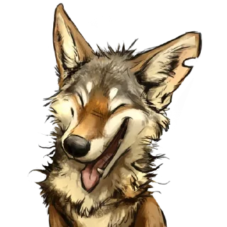 Sticker Волк-Койот - 3