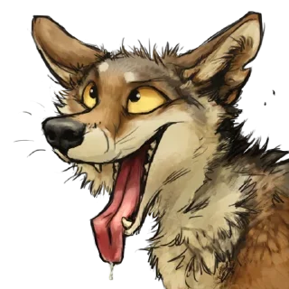 Sticker Волк-Койот - 8