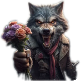 Sticker Волкє - 9