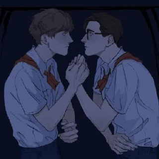 Стикер Володечка и Юрочка - 1